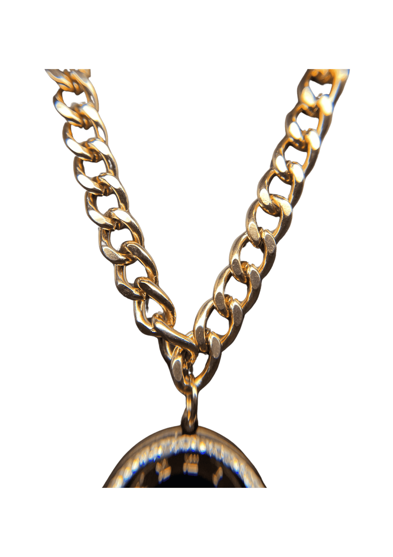 Roman Numeral Circle Pendant Necklace